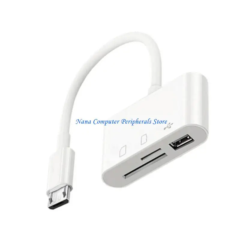 F68C USB C에서 메모리 카드 리더 어댑터 빠른 파일 전송 쉬운 파일 액세스 USB 주변 장치 키보드 연결