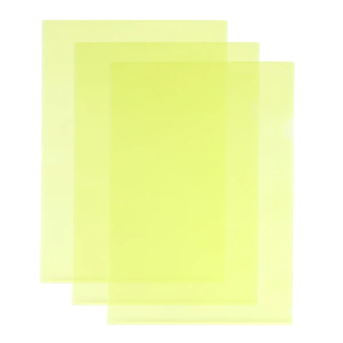 

30Pcs Transparent A4 File Folder Clear Plastic L Shape Document Expanding Wallet Convenient Document Holder for Office School