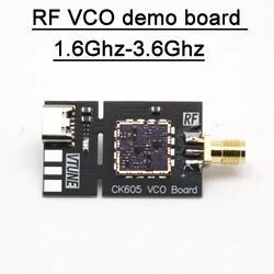 1.3Ghz-3..6GHz RF VCO demo kartı Radyo İletişim Modülasyonu IÇIN Gerilim Kontrollü Osilatör Sinyal Kaynağı VCO Test kaynağı