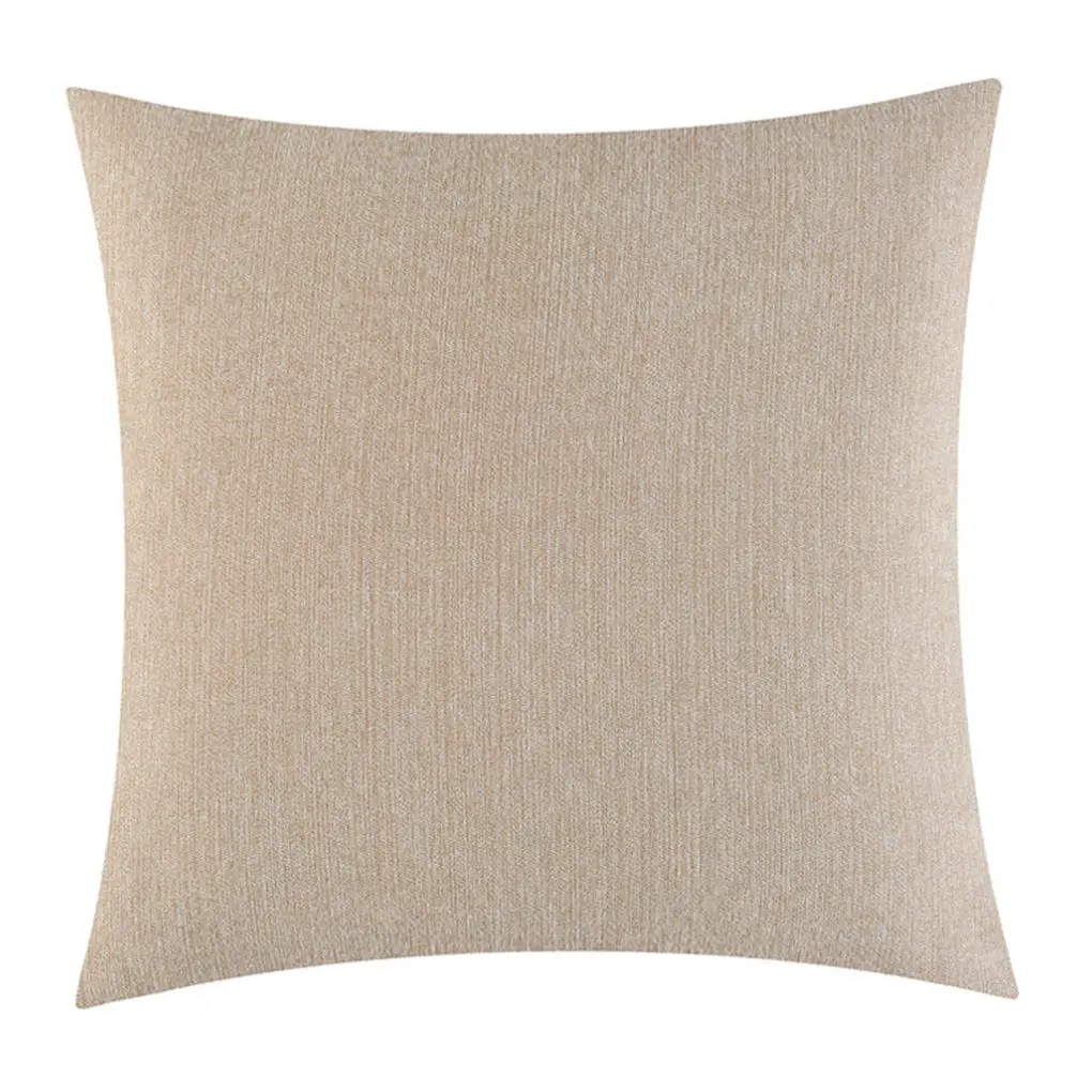 

Polyester Cotton Pillow Cover Solid Color Jacquard Cushion Decorative Throw Pillow Case for Sofa Couch 50x50cm