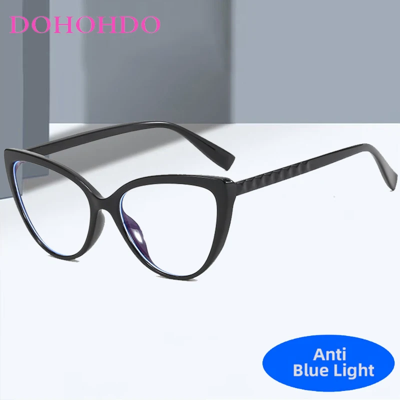 

Classic Retro Trendy Cat Eye Anti Blue Light Glasses New Luxury Brand Designer Eyeglasses Men Women For Office Work Lentes Оч