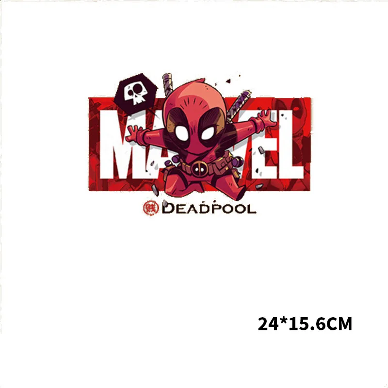 Disney Marvel Spiderman superhero Iron Man hulk Cartoon Iron on Heat Transfer Patches Stickers Clothes Accessories Children Gift