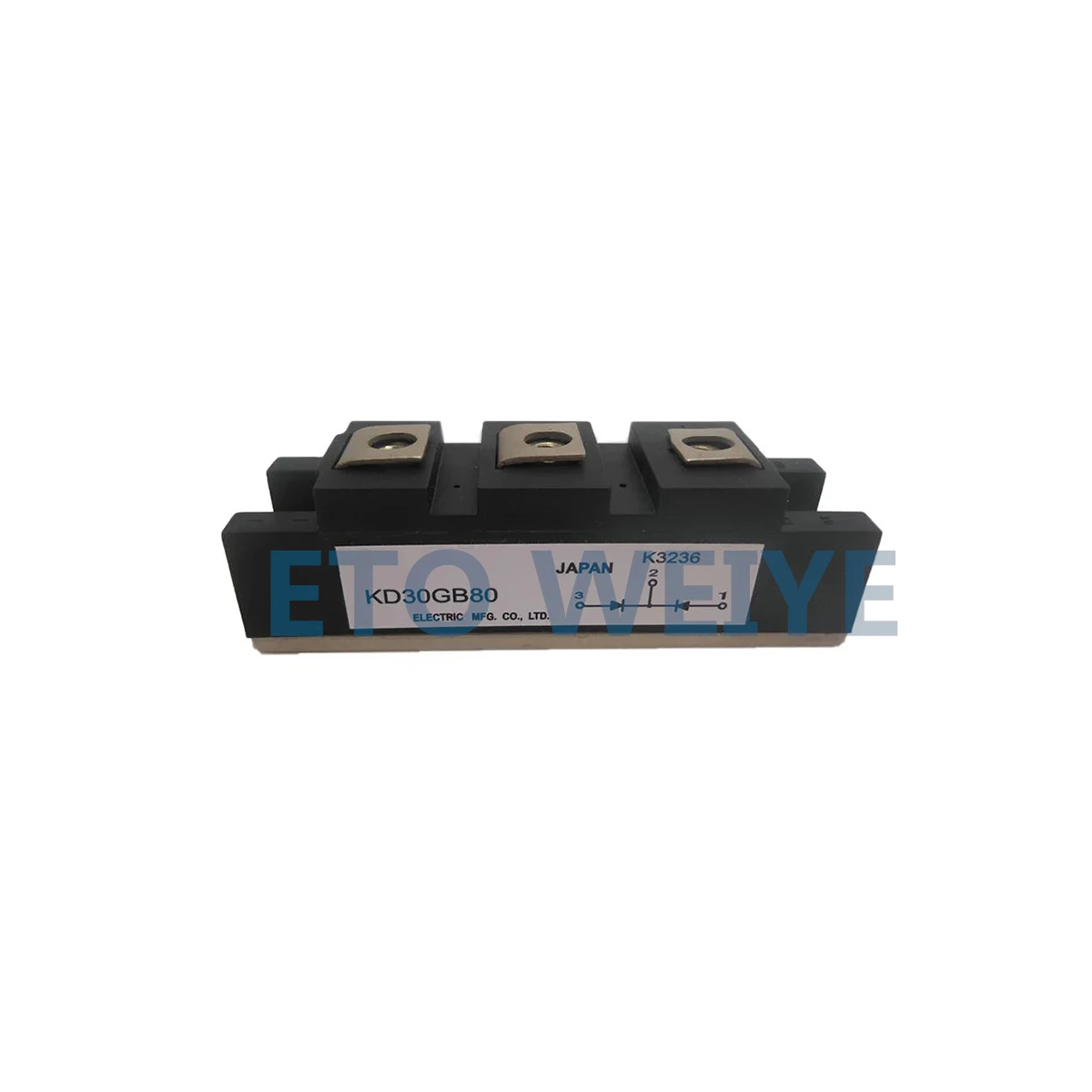 

KD30GB80 IGBT MODULE SCR(silicon controlled rectifier) For more information, please contact