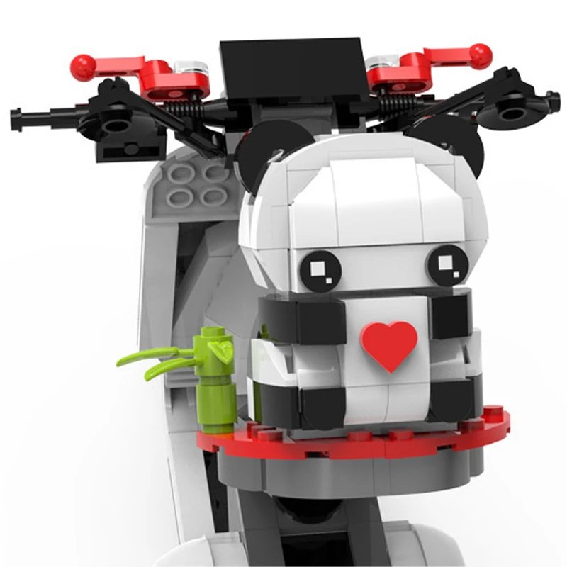 MOC Creative Roman Holiday Vespa Famous Motorcycle Building Blocks City Technical Mini Racing Car Bricks Toys Gift For Children