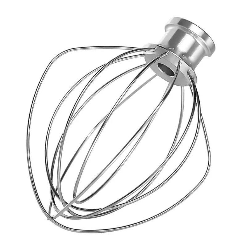 New K45WW KitchenAid Stainless Steel Whisk Whip Mixer Flour Cake Food Balloon Whisk 4.5QT Fits Mixers Egg Cream Kitchen Tools