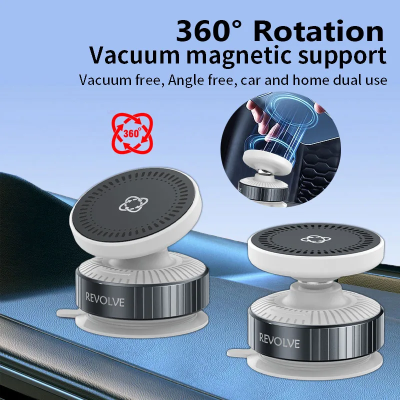 

Сильное магнитное автомобильное крепление для телефона, вакуумная присоска, держатель для телефона 360° ° Универсальный поворотный кронштейн для мобильного телефона iPhone12-16