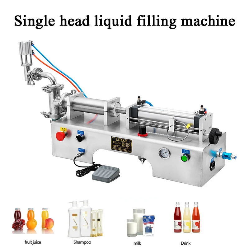 PBOBP Liquid Filling Machine Diaphragm Pump Bottle Tube Vial Perfume Mineral Water Juice Oil Electric Digital