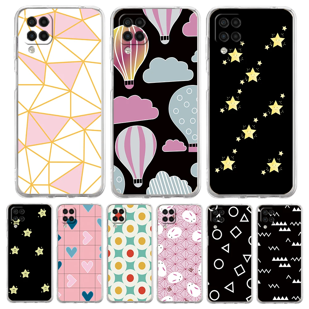 Love Cloud Star Fashion Phone Case for Samsung A17 A13 A15 A25 A35 A37 A57 A51 A55 A71 A41 A23 A53 A73 5G A05s A07 4G Cover