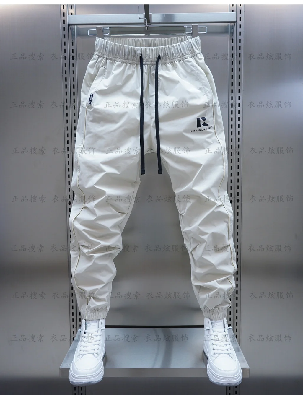 2025 春秋のメンズズボンファッションストリートジョガーパンツ男性カジュアル男性服弾性ウエストスウェットパンツカーゴパンツ