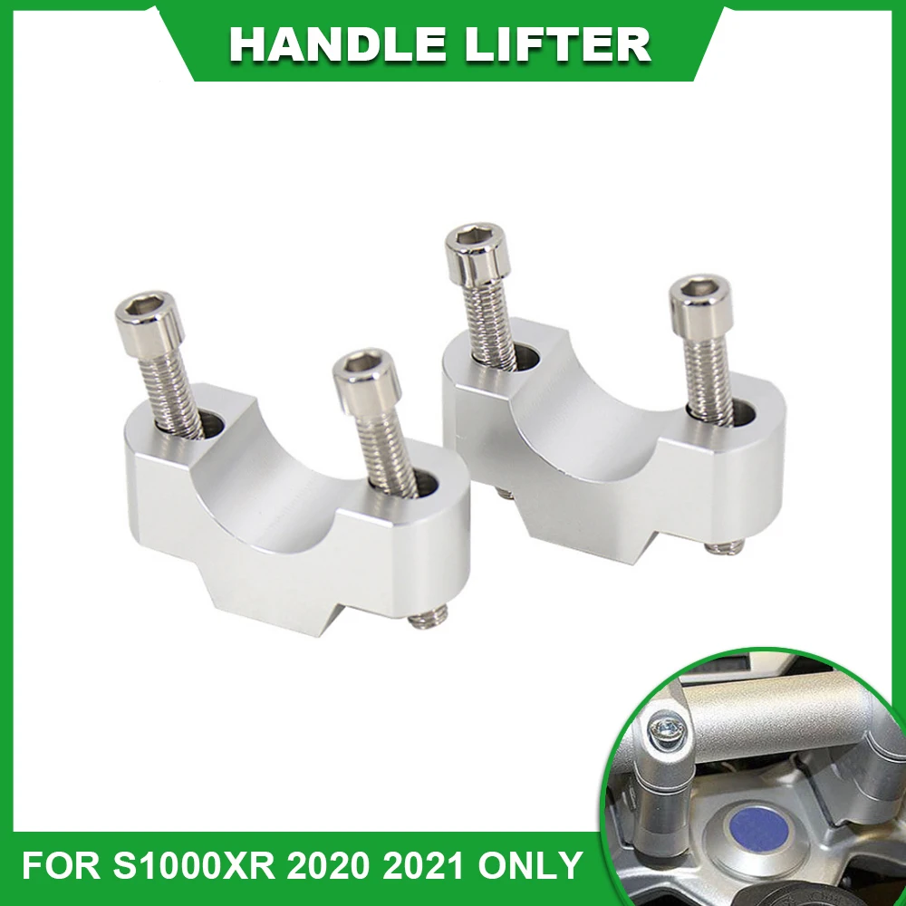 Motorcycle Aluminum Handlebar Risers Clamp Height Up Adapter Kit For S1000XR 2020 2021 S1000 XR Handle Bar Lifter Modified Parts