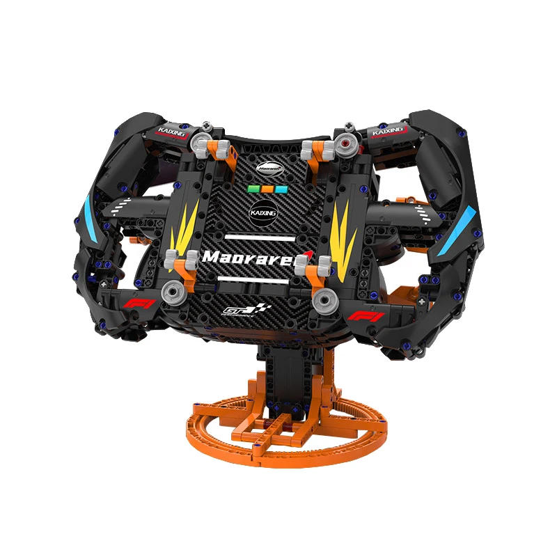 

В НАЛИЧИИ MOC, креативный гоночный руль, строительные блоки, кирпичи, сборка модели, игрушки «сделай сам» для детей, подарочный набор на день рождения