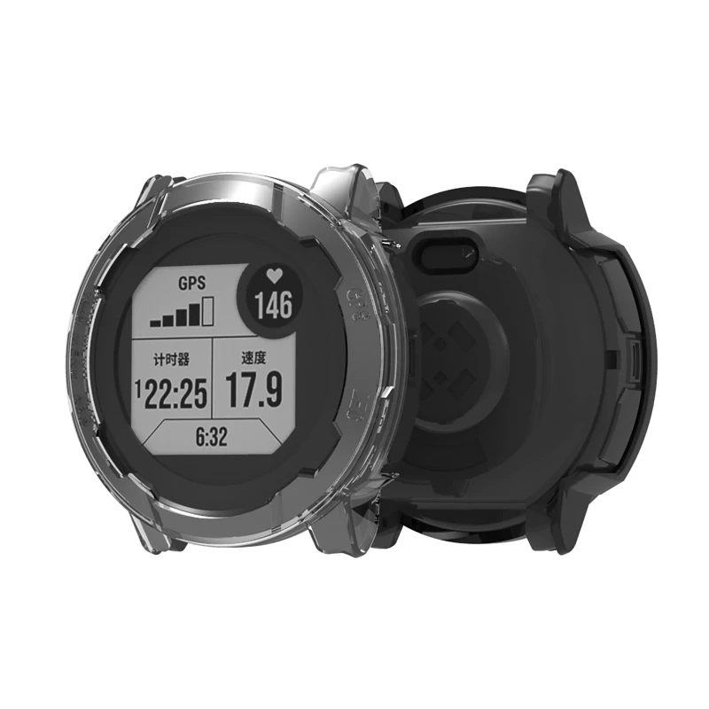 Жесткая рамка с рамкой для ПК, Ранняя защита для умных часов Garmin Instinct 2/2S, защитный чехол, бампер, спортивные аксессуары