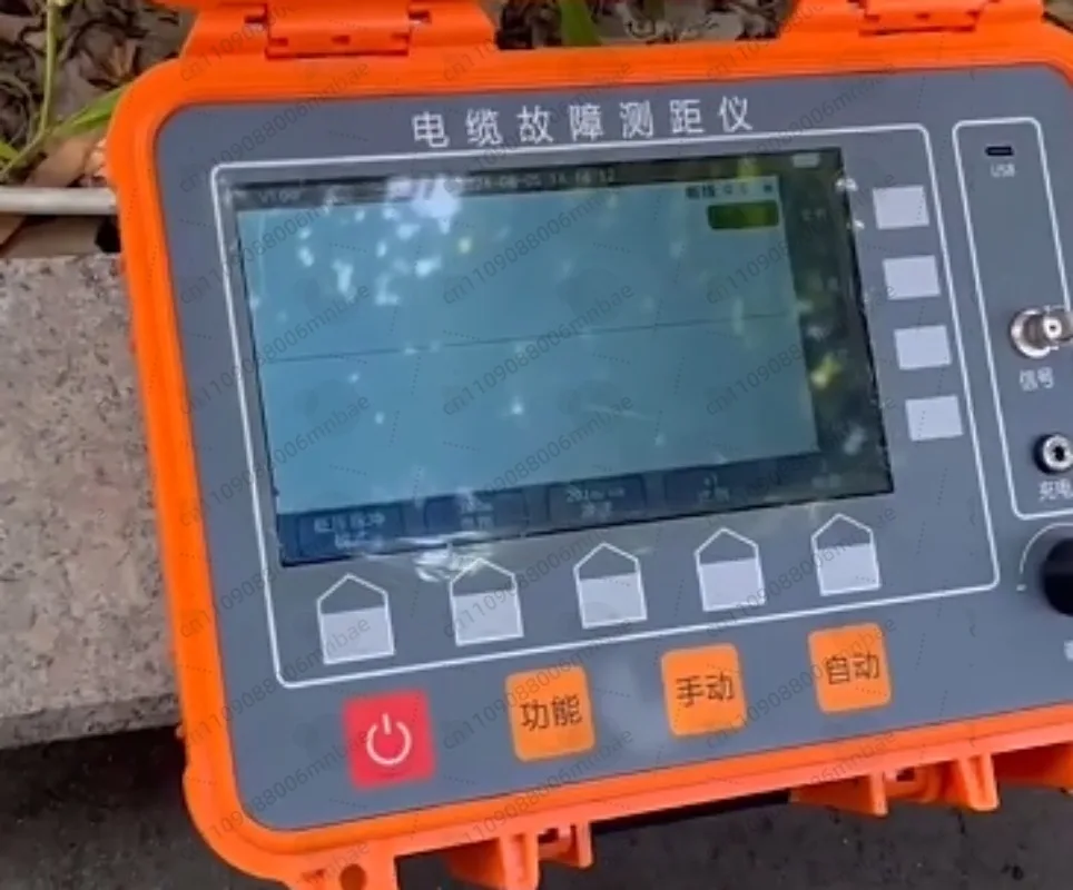 Plastic shell T-801 cable fault rangefinder for measuring broken wire length and low-voltage intelligent bridge pulse current
