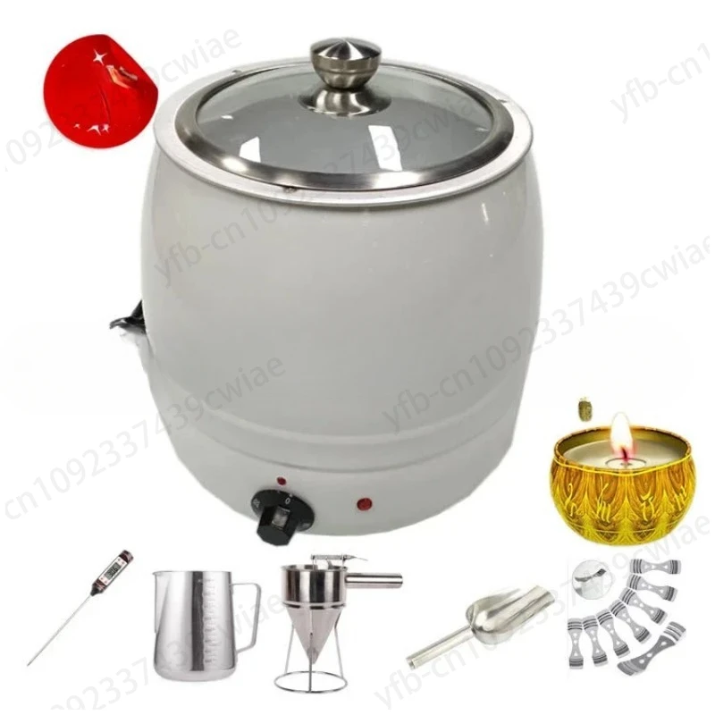 

Electric Melting Candle Wax Melter Contact Customer Service for Freight Large Size Stainless Steel Candle Making Kit Machine