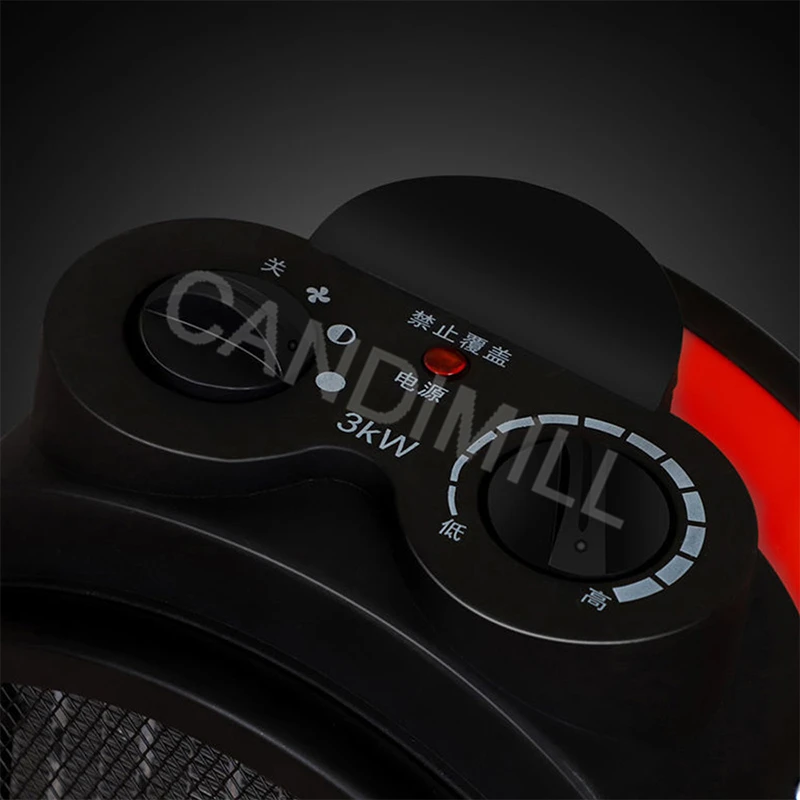 工業用電気ヒーター,ポータブル暖房,エアブロワー,高出力,バスルーム用暖房,家庭用サーモスタット