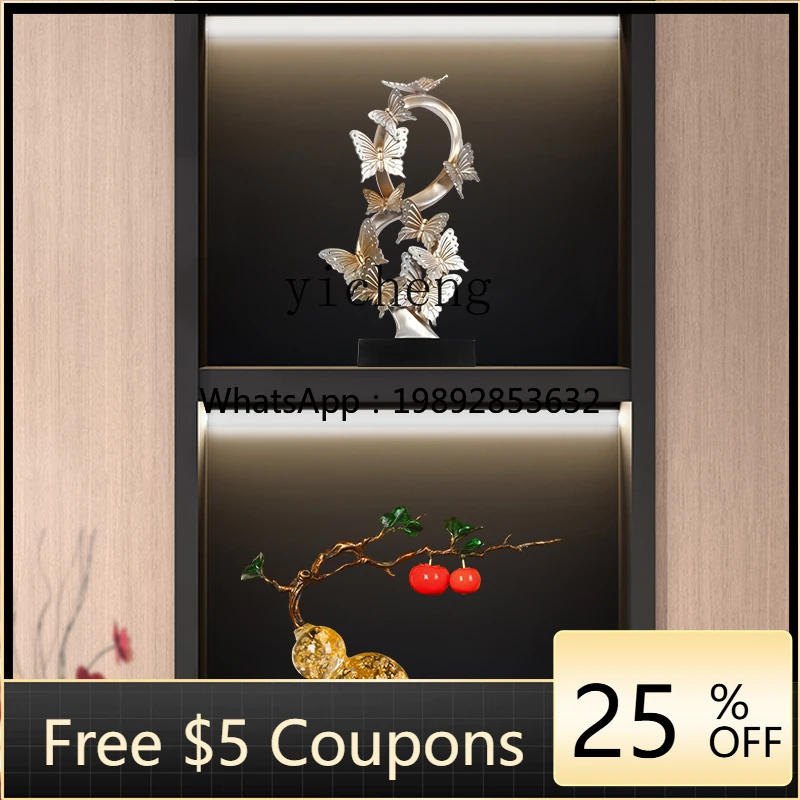 

Modern Light Luxury Butterfly Decorations Living Room Entrance TV Cabinet Home New House High-end Ornaments