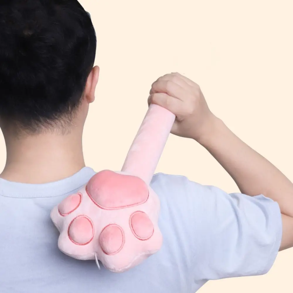 

Cat Claws Massage Hammer Stick Plush Scratch An Itch Meridian Slap Stick Relaxation Hand-held Knock Massage Tool Birthday Gifts