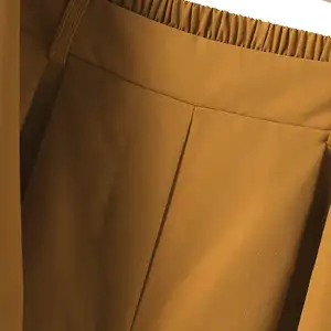 ZANZEA-بلوزة وبنطلون نسائي ، أطقم سراويل فضفاضة ، 3/4 كم ، ملابس كاجوال ، أنيقة ، عمل ، ملابس رياضية OL ، أزياء صيفية ، 2 قطعة أفضل 12 مجموعة مبيعات اجتماعية السراويل والبلوزة - No9