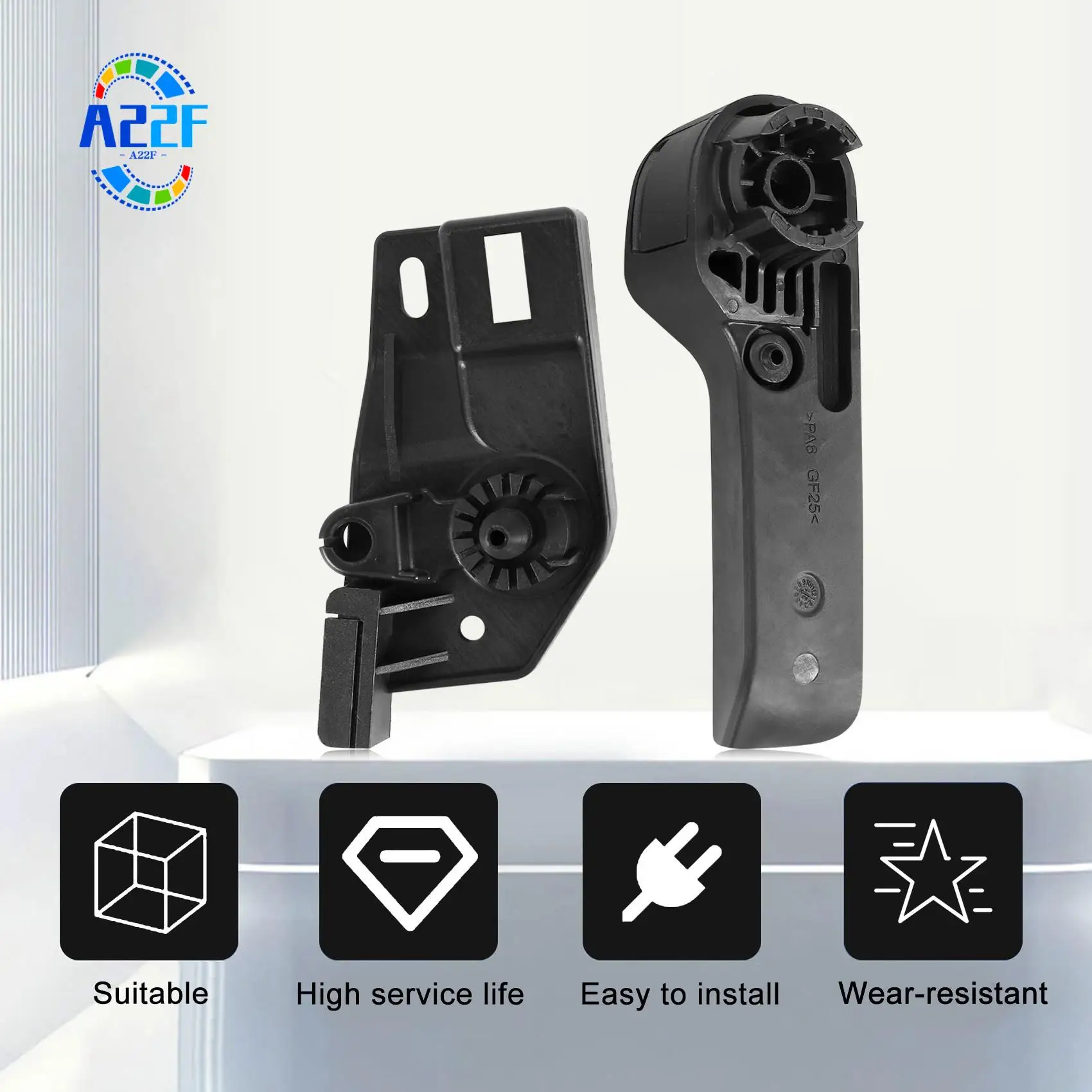 A22F-Car Hood Latch Release Grip Handle & Bracket For Jetta Golf Beetle Skoda Fabia Octavia 1J1823633A 1J1823533C