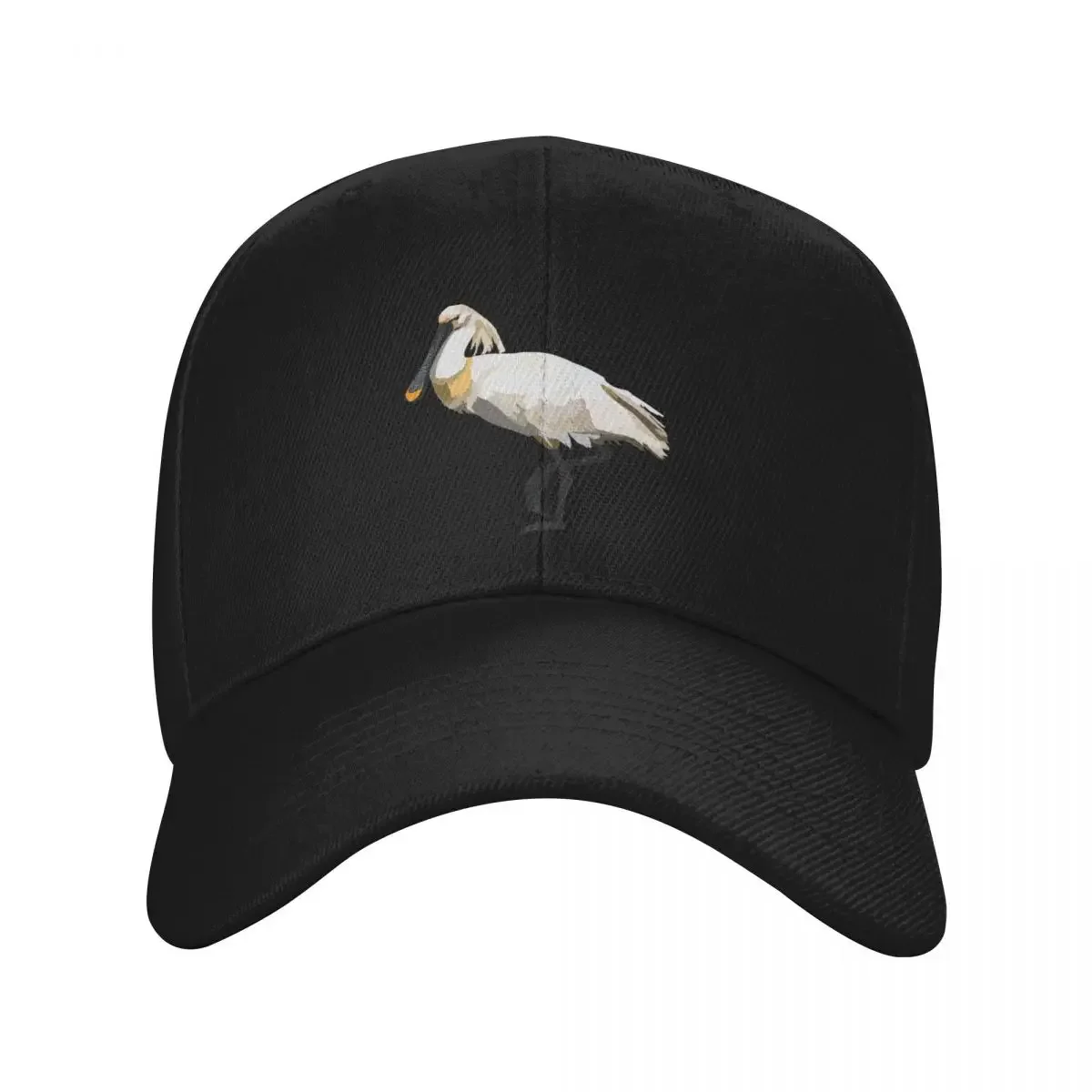 C is for Common Spoonbill Baseball Cap Hat Luxury Brand Golf Hat Funny hats Snapback Cap Man Women's