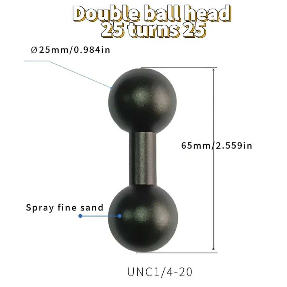 1 قطعة 17/20/25 مللي متر دراجة نارية حامل كاميرات مراقبة عالي الجودة سبائك الألومنيوم المزدوج كروية مزدوجة الكرة رئيس العالمي ربط قضيب