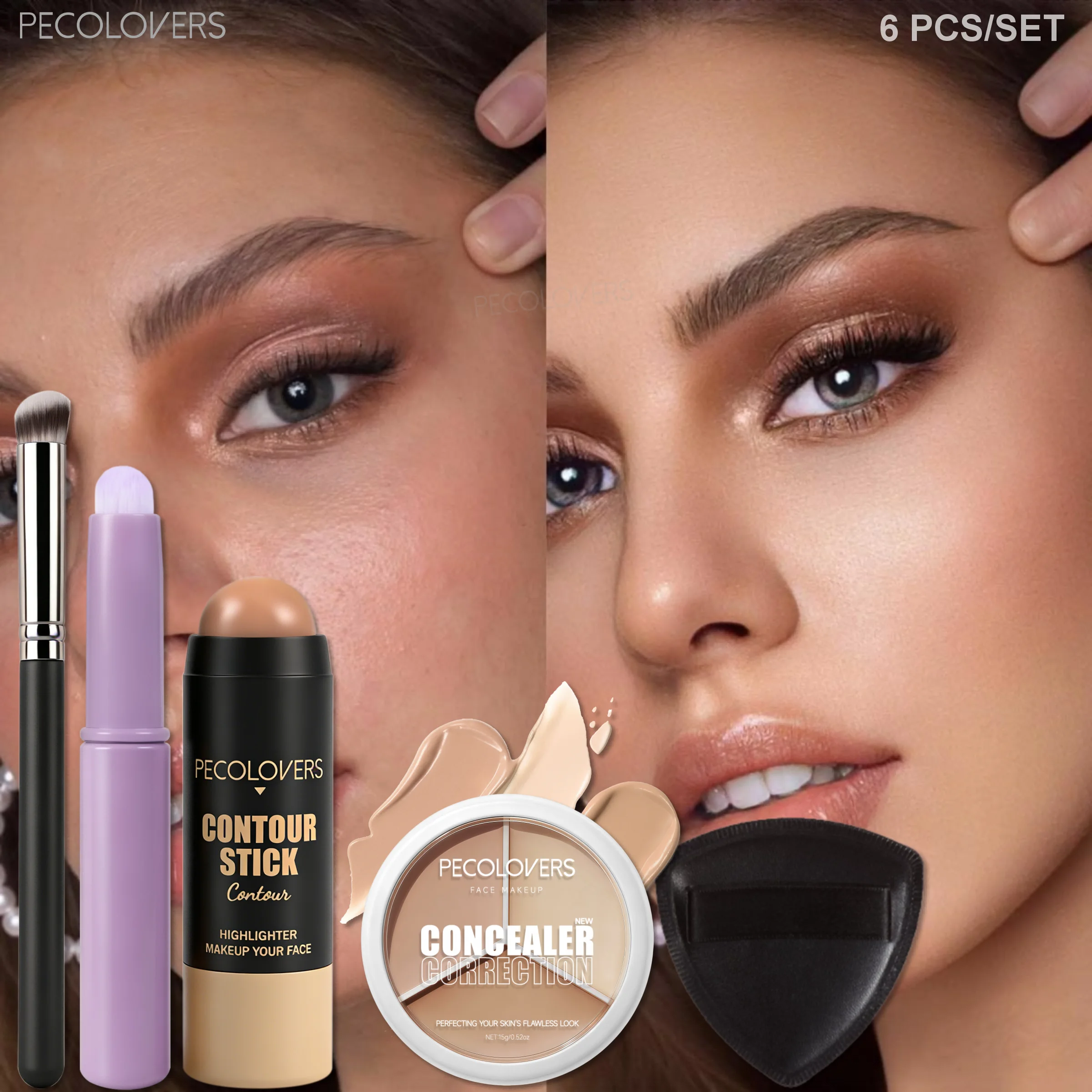 Conjunto de Maquiagem Facial C - Contour Palette Stick avaliação e preço