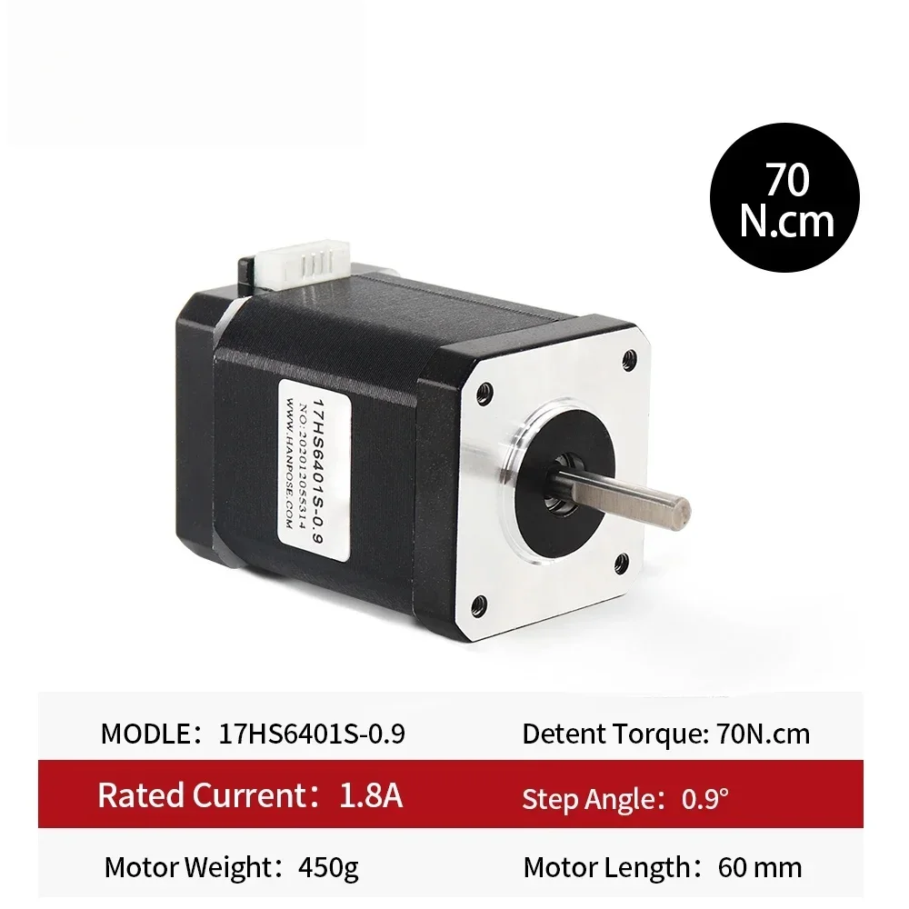 Nema17 4 Lead 70n.cm 1.7a 17hs6401s-0.9 Degrees 42 Motor 42bygh Stepper Motor For 3d Printer Monitoring Equipment
