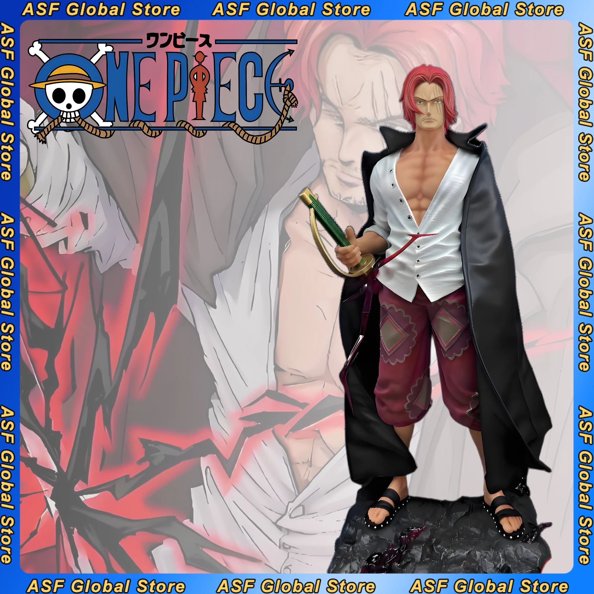 

Pre Sale in Progress One Piece Anime Figure Shanks Peripheral PVC Model Scene Statue Collection of Decorative Ornaments Gift Toy