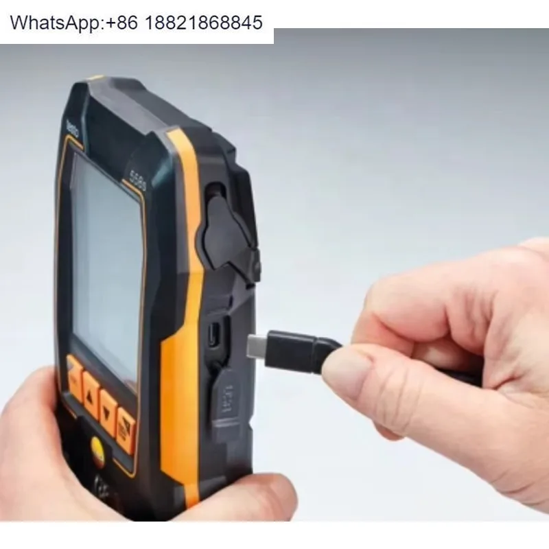 Intelligent vacuum kit Testo 557s digital manifold with 4-way valve block and intuitive touch screen