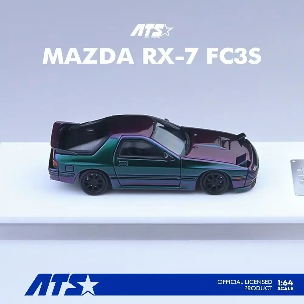 ما قبل البيع ATS RX7 1:64 MK2 FC3S ماجيك بيربل دييكاست ديوراما نموذج سيارة مجموعة لعبة #2