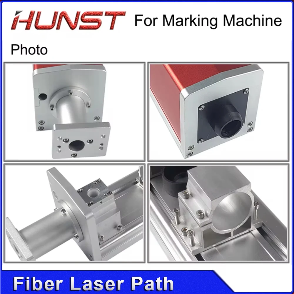 HUNST 레이저 마킹 기계용 파이버 레이저 경로, 레드 표준 파이버 레이저 경로 하우징, Rayucs MAX JPT 인터페이스