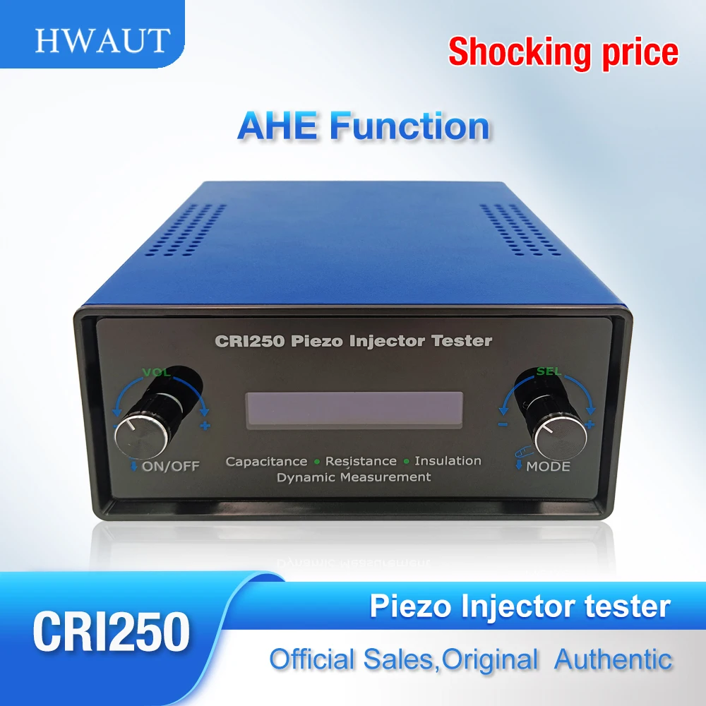 CRI250 Diesel Piezo Common Rail Injector Air Flow Tester For Siemens VDO  Resistance Capacitance Insulation Resistance Test AHE 