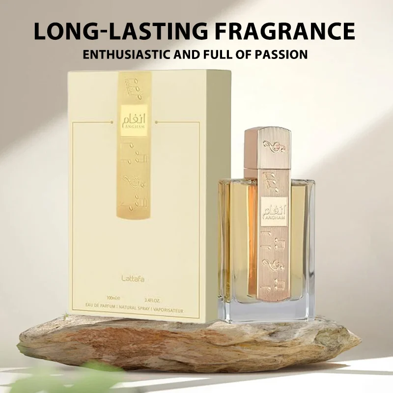 

100ML Original Arabic Perfume Lattafa Angham Eau de Parfum Woman perfumes Parfum men Long-Lasting Fragrance Newest Fragrance