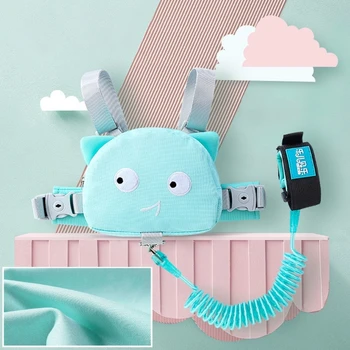 ベビーアンチロストバンド子供アンチロスト漫画バックパック子供ウォーキングハーネスアシスタントベルトテザーストラップ少年少女のための A2UB