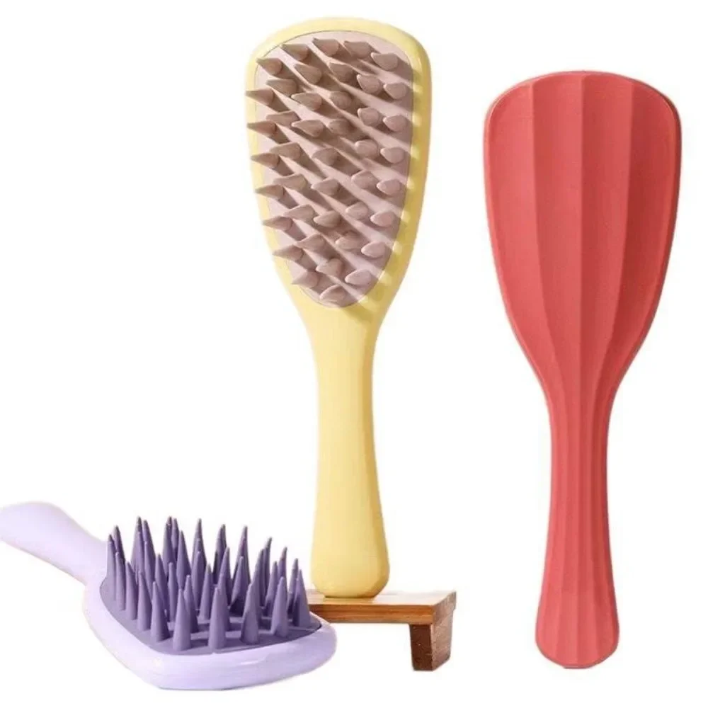 New Long Handle Shampoo Brush Silicone Multifunctional Scalp Massage Brush Itching Relief Scalp Care Shampoo Comb