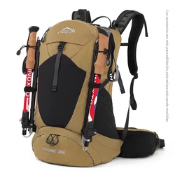 Sac d'alpinisme étanche pour homme et femme, sac de sport extérieur, camping, randonnée, pluie, SR 35 L