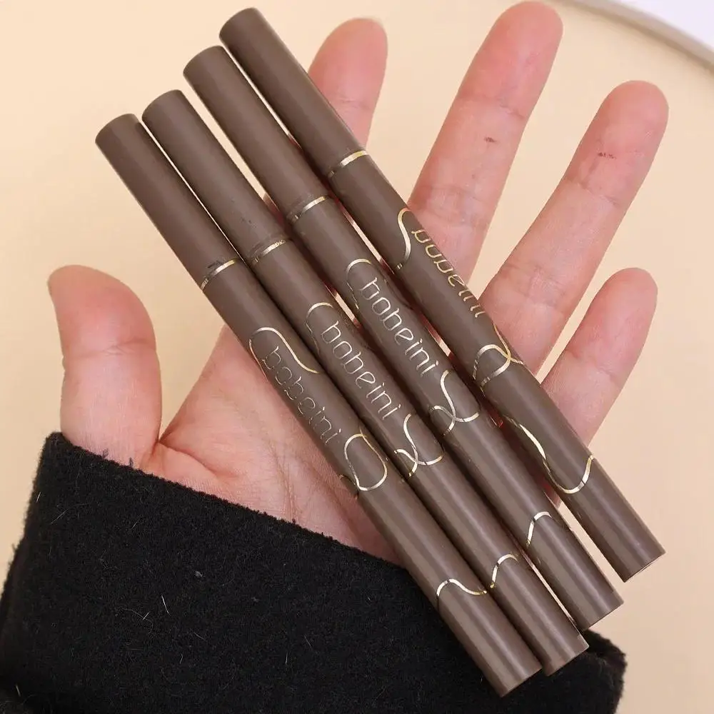 Ultra-fine Liquid Eyeliner Pen Long-term Waterproof Smudge-proof Easy Apply Eyeliner Non-stick Eyelashes Durable Fast Drying