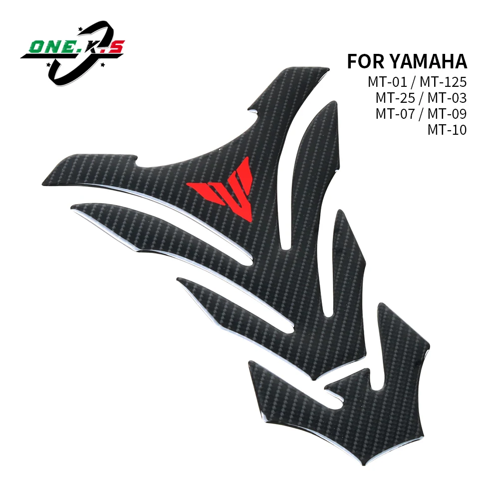 

MT-07 MT-09 Motorcycle Fuel Tank Side Pads Sticker For YAMAHA MT01 MT125 MT25 MT03 MT07 MT09 MT10 Universal 3D Carbon Look Stick