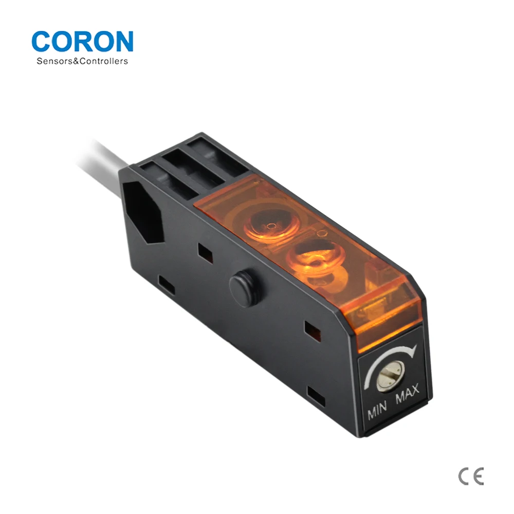 GW-D10B NPN NC12-24VDC Output Optical Switch Photoelectric Diffuse Reflection Sensor 2m Cable 1ms Response 0-10cm Sensing