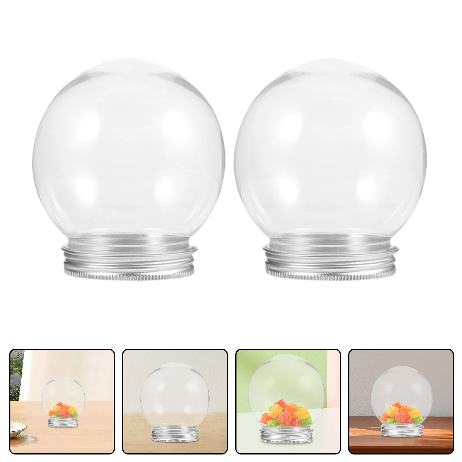 

Набор из 6 прозрачных пустых шаров для создания снежных шаров своими руками, для поделок и рождественского декора