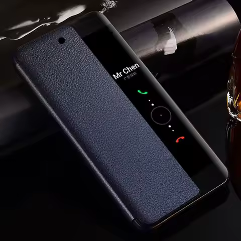 Smart View Window Flip Case For Samsung Galaxy S26 S25 S23 A52 A72 A71 A51 S22 Ultra 5G S21 S20 FE S24Plus Note 20 Leather Cover