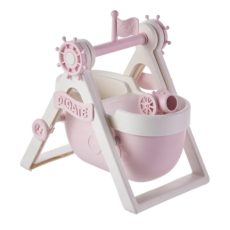 Nuovo creativo simpatico portapenne per nave pirata, decorazioni per il desktop, ornamenti, scatola di immagazzinaggio multifunzionale