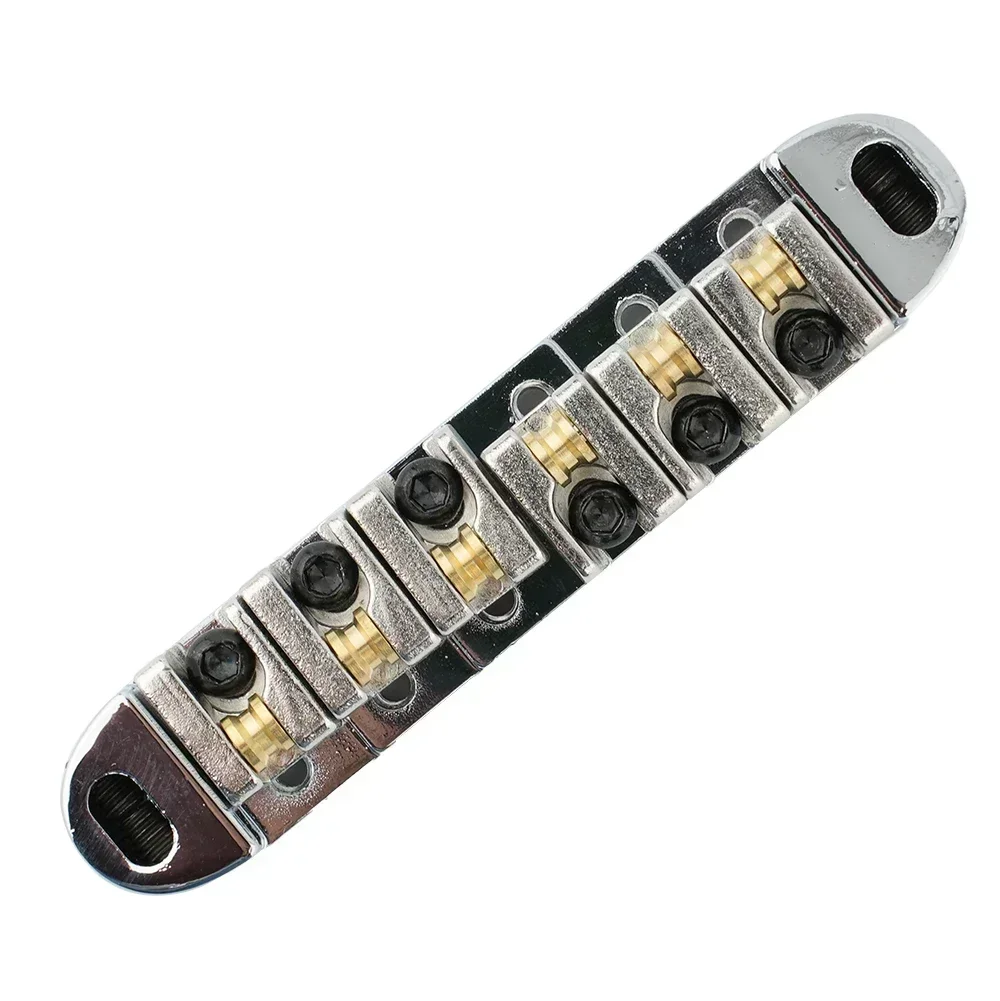 Roller Saddle Guitar Bridge Roller Saddles Silver Black Copper For LP SG Electric Guitar Gold Guitar Bridge High Quality