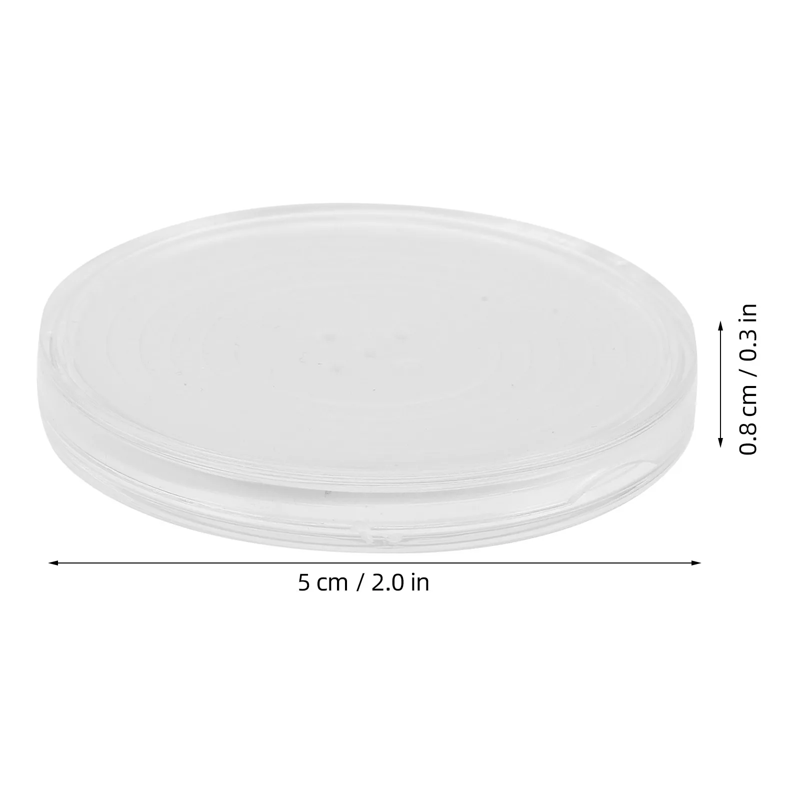 20Pcs Coin Collection Box Transparent Adjustable Holder Inner Pad for Quarters Challenge Coins Collector Storage Commemorative
