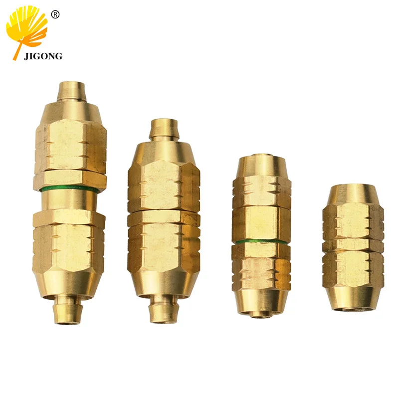 Brass high pressure charging pipe copper joint pressure-free pipe copper joint burst pipe leakage remediation joint car wash pip