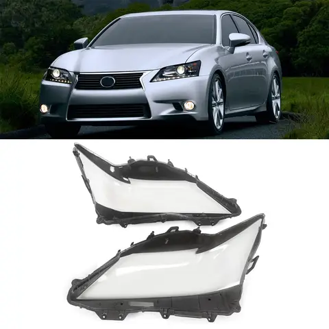 Head lamps Shade For Lexus GS Series GS350 GS450H 4-Door 2013 2014 2015 Left Right Front Headlight Lens Cover Replace Shell 8 best sales headlight lens replacement - №5