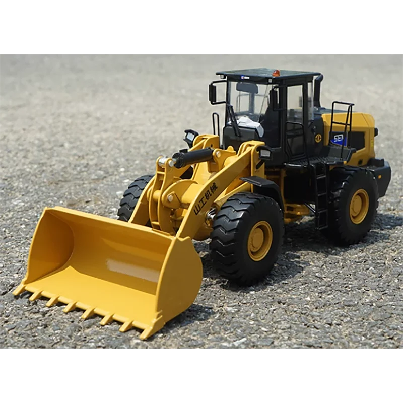 Diecast 1:35 Scale Machinery SEM668F Wheel Loader Car Alloy Engineering Model Finished Simulation Collection Decoration Gift