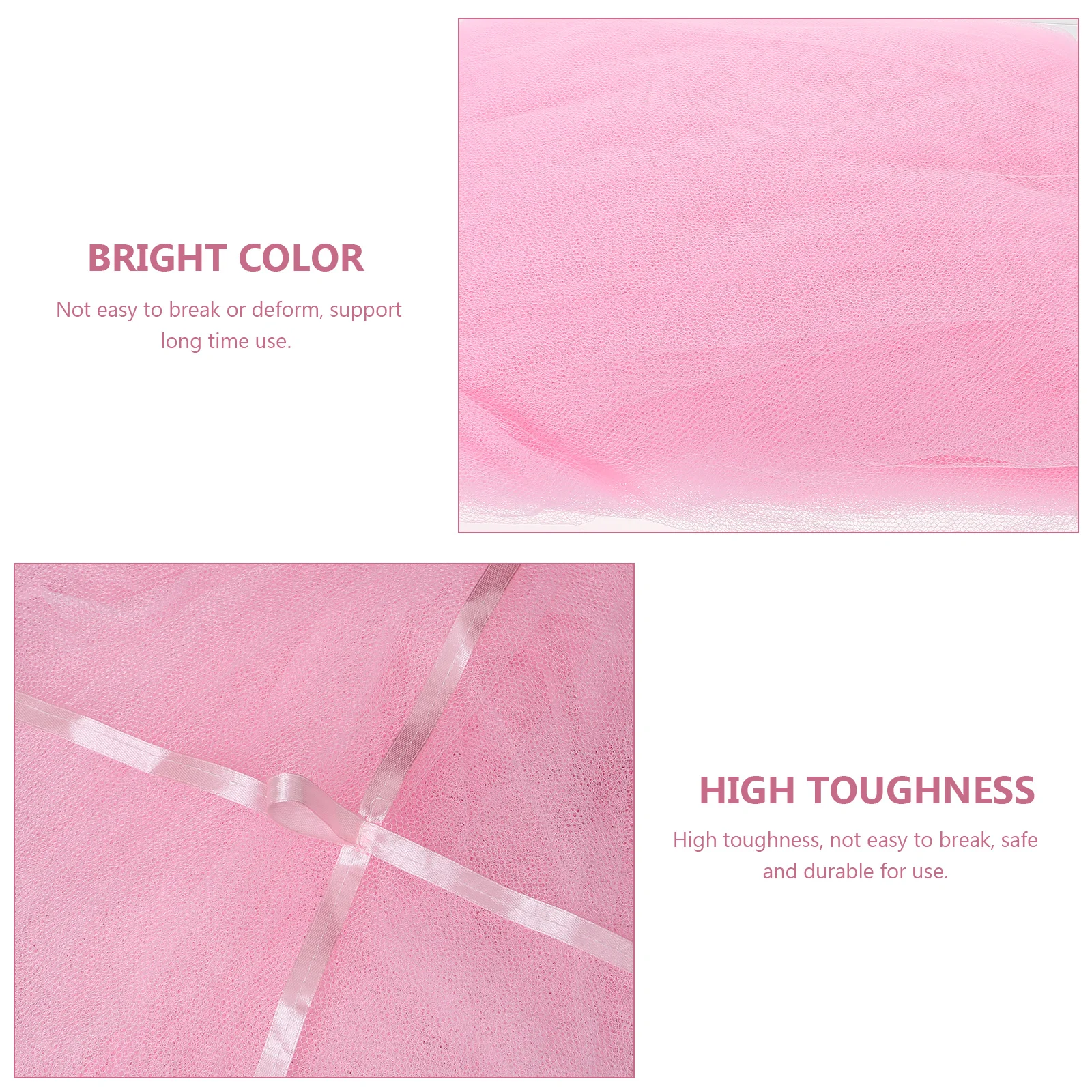 

Curtains Round Mosquito Net Bed Mesh Network Canopy Polyester (Polyester) Netting Fabric