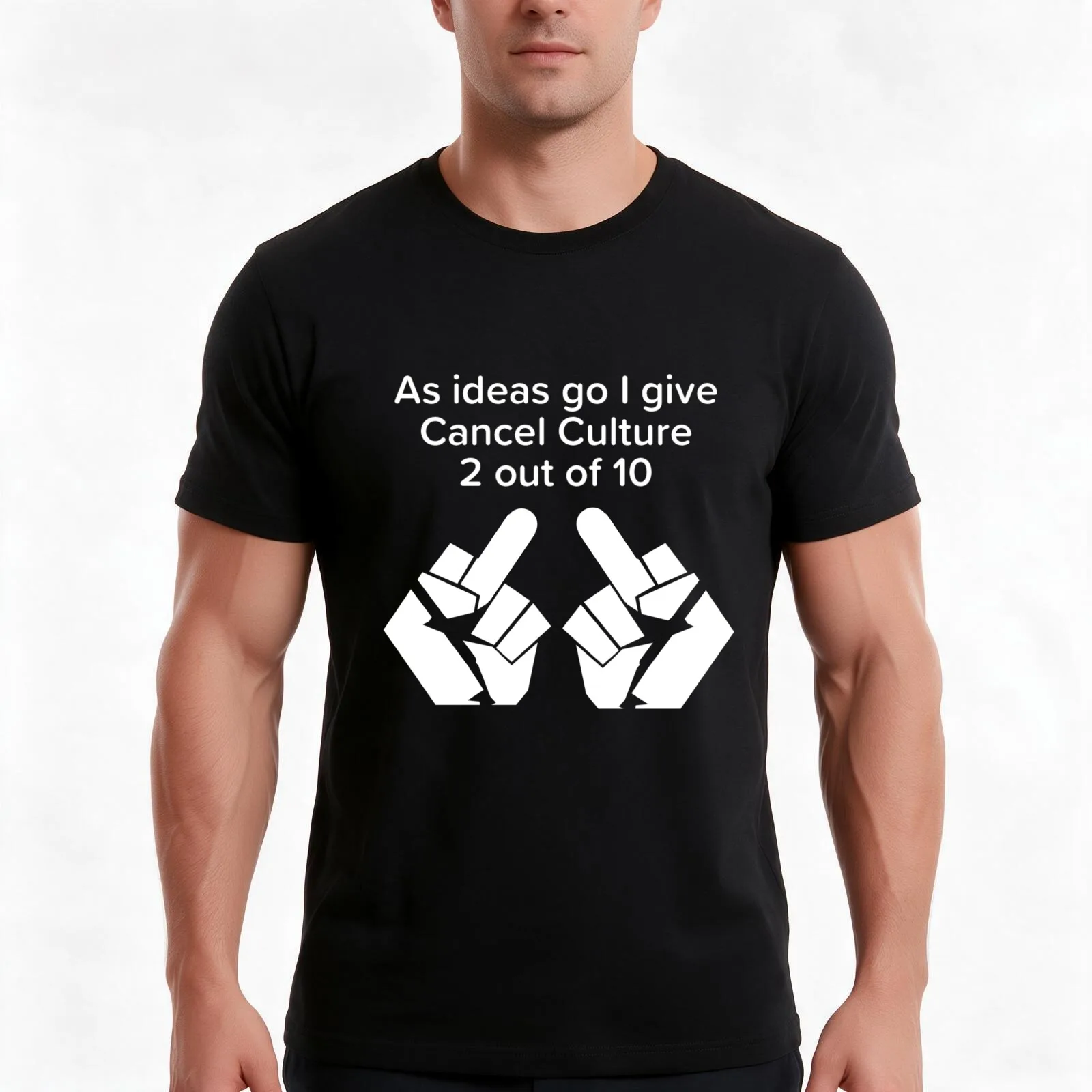 As ideas go I give Cancel Culture Anti Woke T-Shirt Summer Casual Cotton Tee Oversized Streetwear Tops Vintage Graphic Print