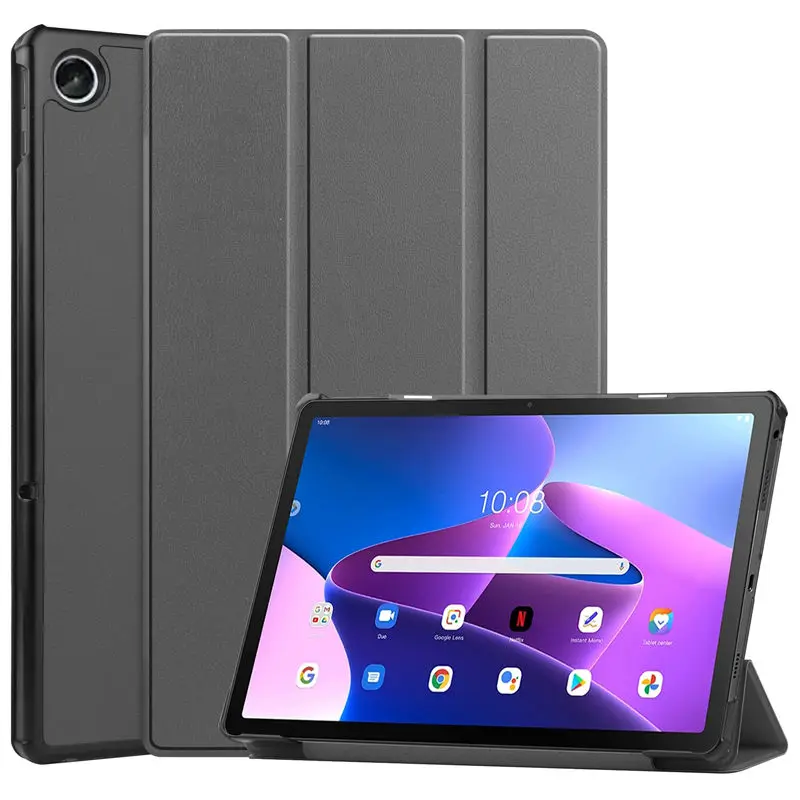 Magnetic Fold Leather Stand Tablet Shell Funda For Lenovo Tab M10 TB-328FU Cover For Lenovo Tab M10 3rd Gen 3 10.1 2022 Case